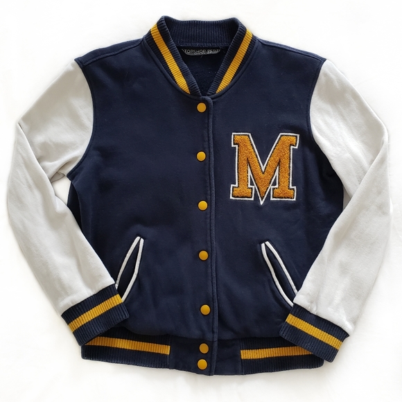 topshop varsity jacket